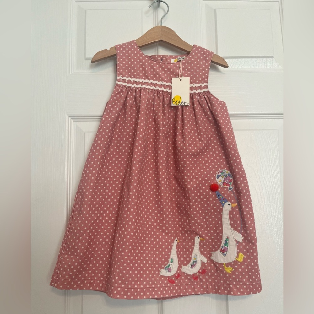 Baby Boden Birthday Ducks Pinnie